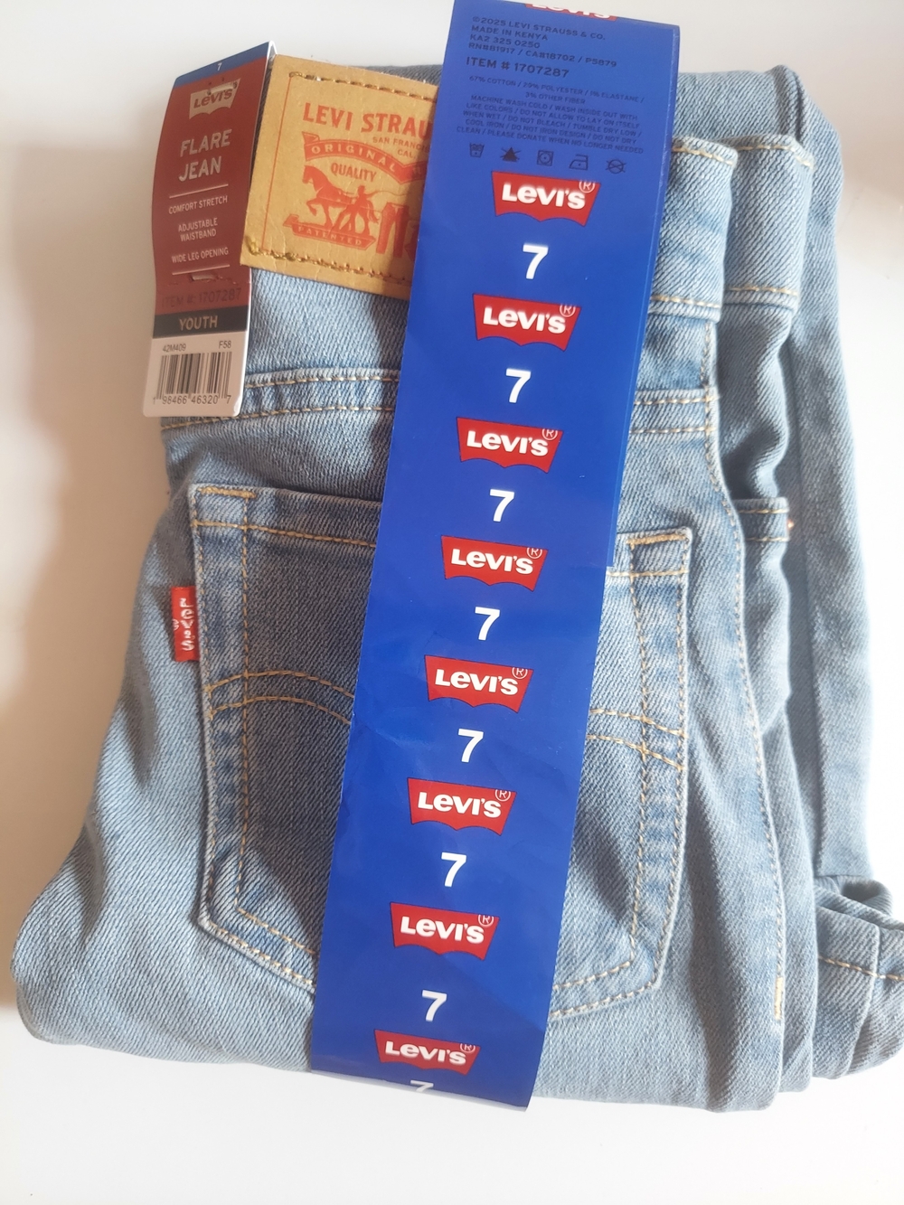 Levi's Light Blue Flare Jeans - Kids